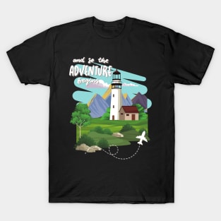 Adventure is my therapy Adventure Explore the world travel lover summer spring T-Shirt